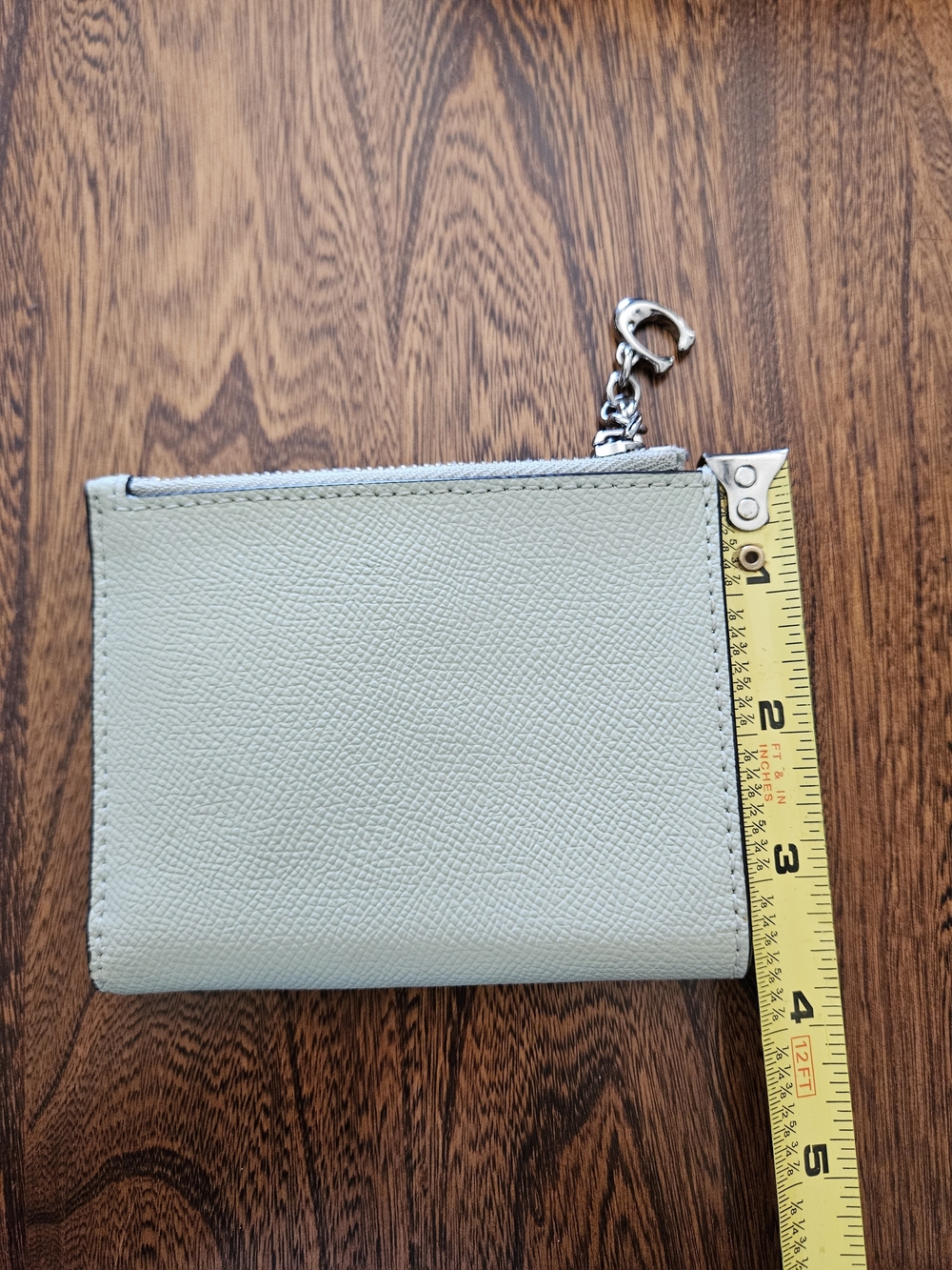 Coach Small Zip Wallet in Pistachio - Picture 4 of 8